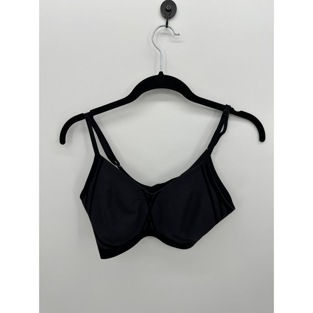 Honeylove Women's Silhouette Wireless Bra Sz S Black Everyday Comfort
